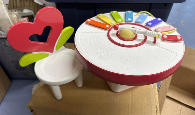 American Girl Bitty Baby or Twins Art and Music Play Table Chair Retired