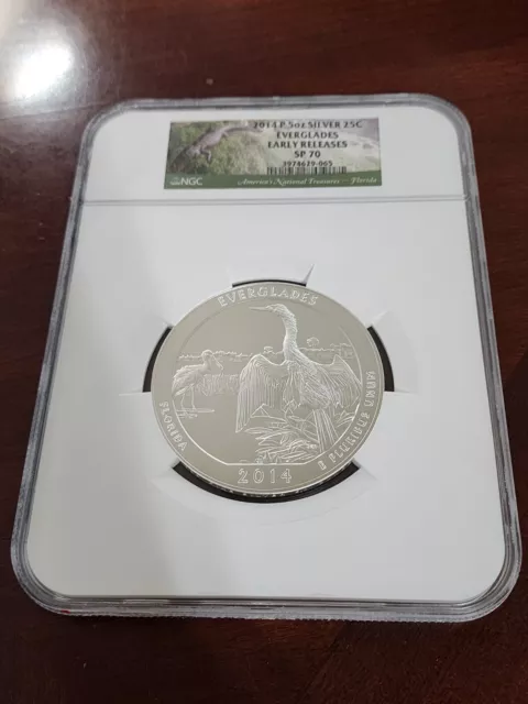 2014 P Everglades 5 oz Silver NGC SP70 Early Releases