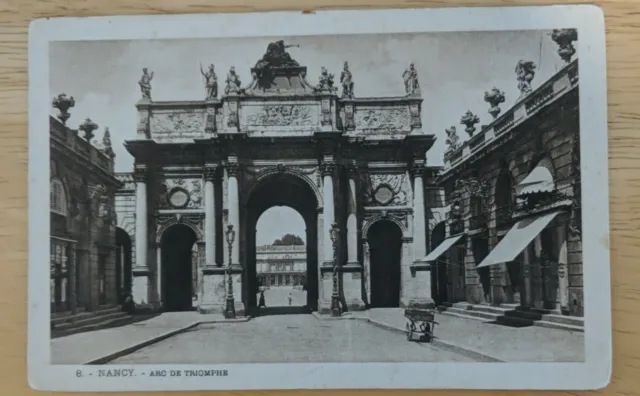 Postcard, Nancy, Arc De Triomphe