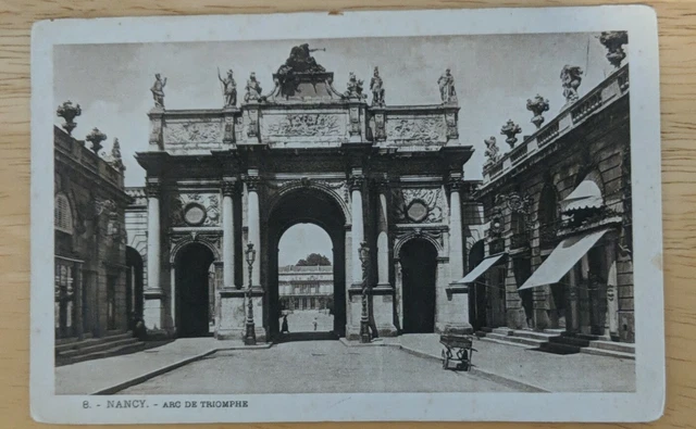 Postcard, Nancy, Arc De Triomphe