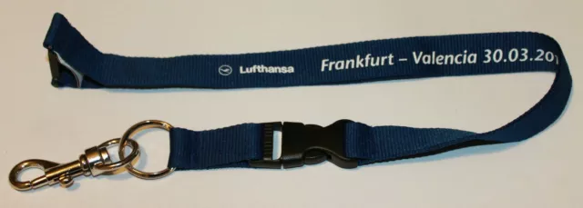 Lufthansa Airline Schlüsselband Lanyard NEU (T175)