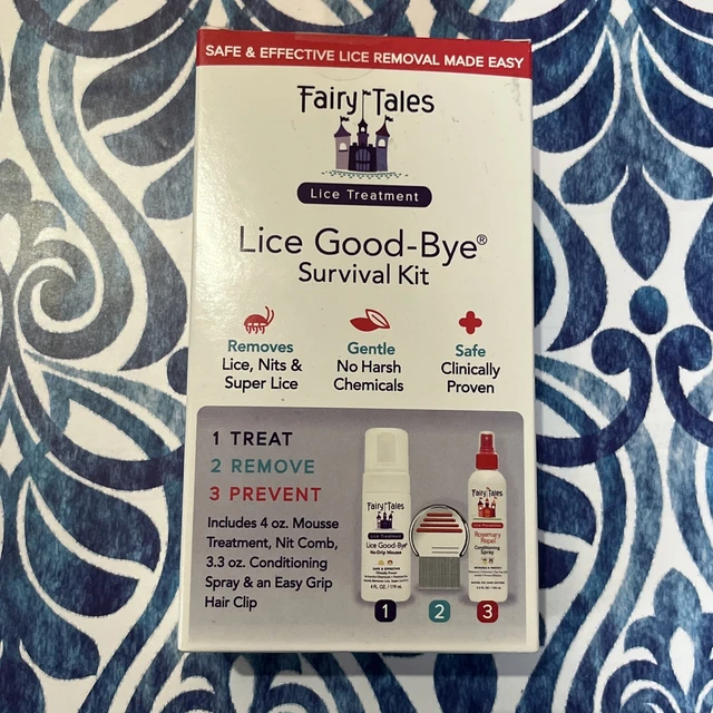 FAIRY TALES LICE GoodBye Survival Kit for Lice Treatment w/Mousse