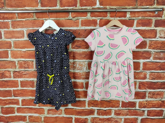 Pacchetto Bambina Età 4-5 Anni Next M&S Tuta A Maniche Corte Set Estivo 110Cm