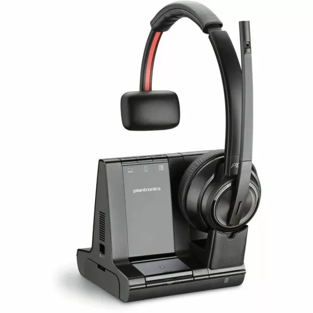 Plantronics Savi 8210-M W8210-M Mono 3-in-1 Wireless Headset 207322-02 Brand New