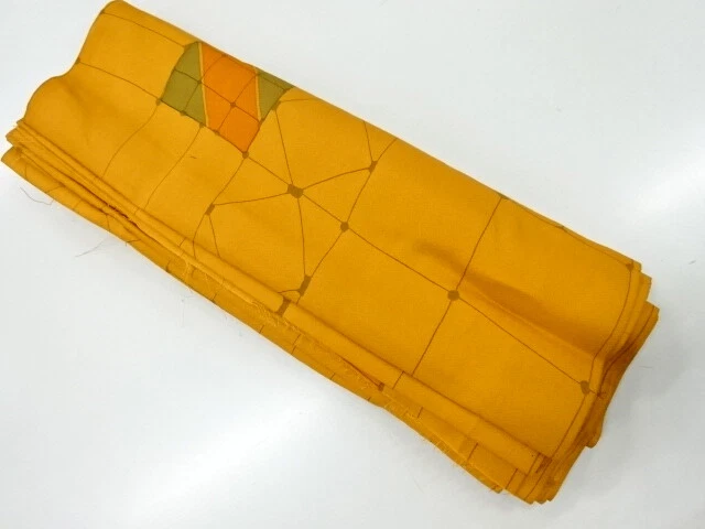6260870: Japanese Kimono / Antique Araihari For Haori / Geometric