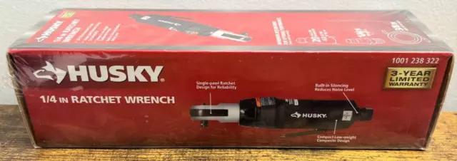 NUEVO Husky 1/4 in. Llave de trinquete MODELO 1001 238 322