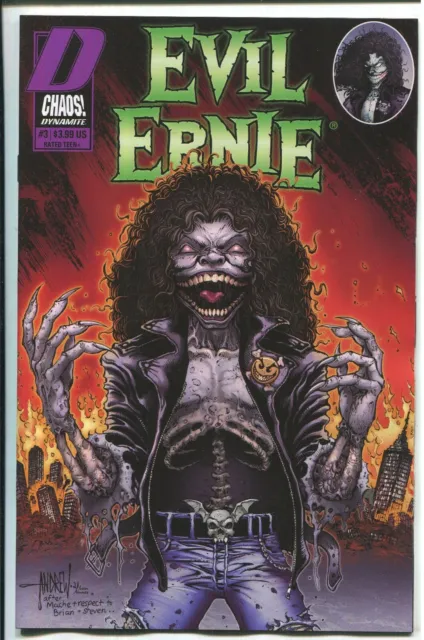 Evil Ernie Vol 3 #3 - Andrew Mangum Foc Bonus Variant Cover H - Dynamite/2022