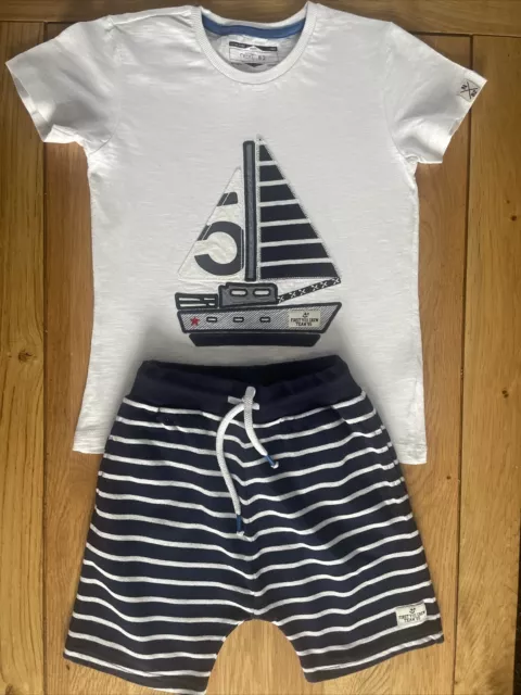 Boys Next Nautical Boat Outfit Age 6-7