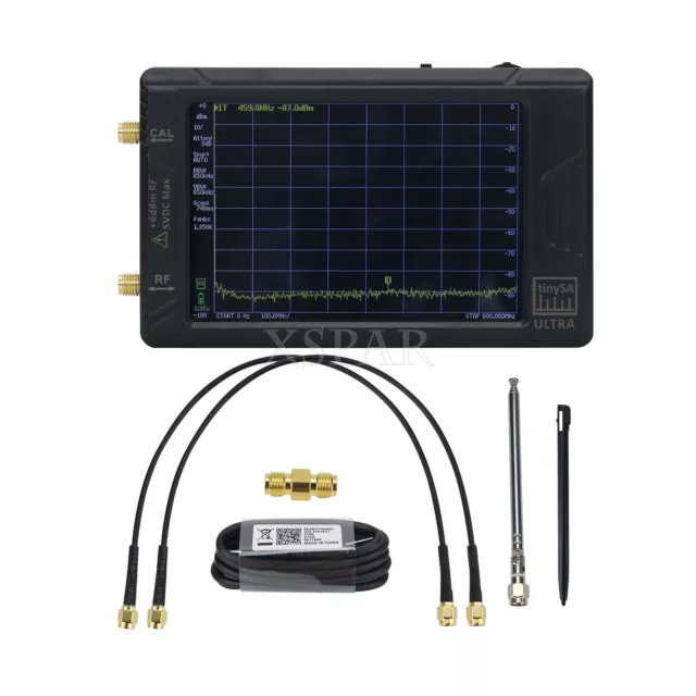 4inch ULTRA 100k-5.3GHz RF Signal Generator Handheld Tiny Spectrum Analyzer