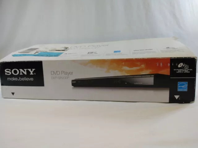 Sony CD / DVD Player with Remote - DVP-SR200P - With Controller - New Open Box