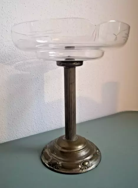 Antiker Tafelaufsatz Fußschale Jugendstil  Ø 23cm, H 27,5 cm, TOP ZUSTAND!