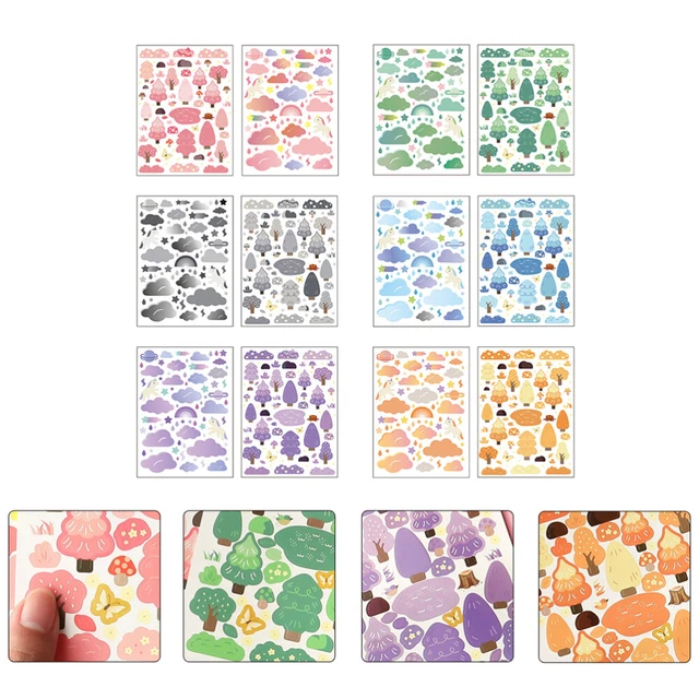 12 blätter Aufkleber Crafting Aufkleber Diy Handwerk Aufkleber