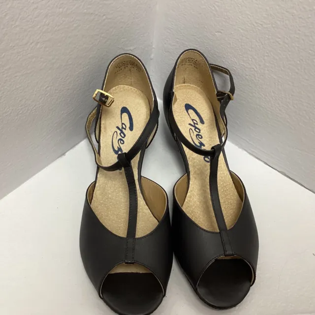 New Capezio BR14 Black Ballroom Shoes size 6