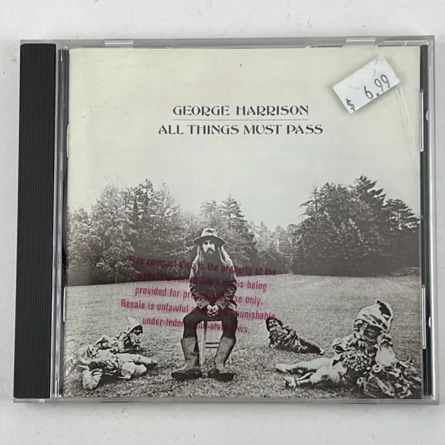 RARE PROMO CD - George Harrison – All Things Must Pass - Apple CDP 7 46688 2