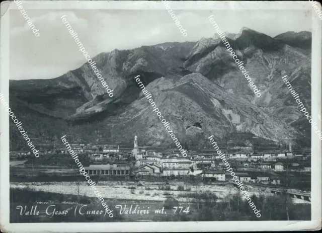 ch91 cartolina  valle gesso valdieri provincia di cuneo piemonte