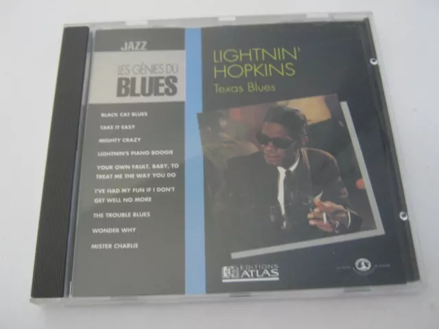 cd. lightnin'hopkins. texas blues.