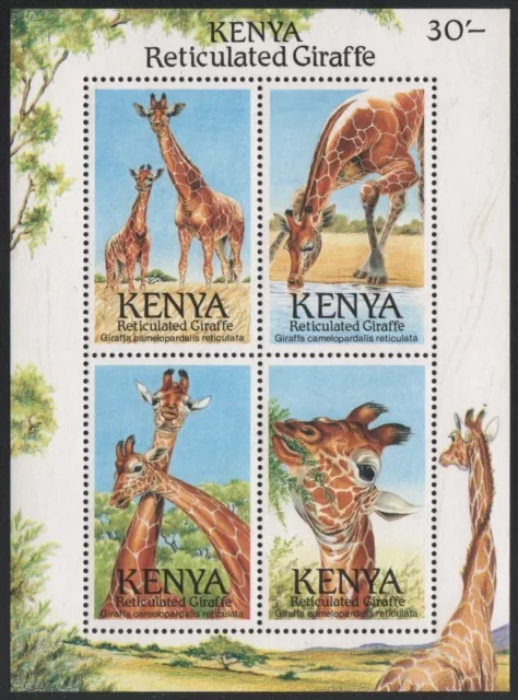 Kenia 1989 - Mi-Nr. Block 36 ** - MNH - Giraffe