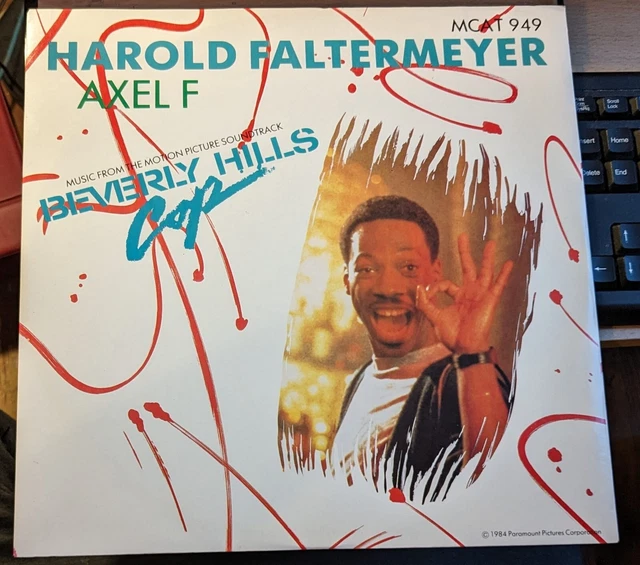 HAROLD FALTERMEYER AXEL F SHOOT OUT ELECTRO SYNTH POP 12" MAXI BEVERLY