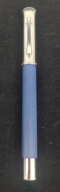 Graf von Faber Castell Blue Silver Ballpoint Pen
