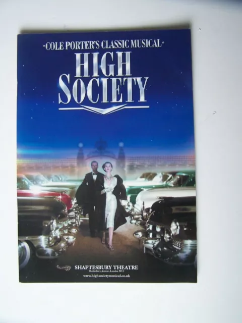 Programme, High Society, Shaftesbury Theatre, Jerry Hall, Classical Musical, 06