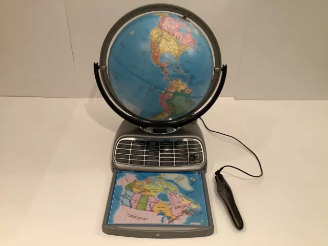 Oregon Scientific Smart Globe Deluxe Edition With Pen Works - Canada - French -