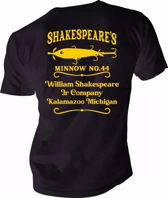 BAD MINNOW VINTAGE Fishing Tackle Lure T-Shirt Antique FIGHTING