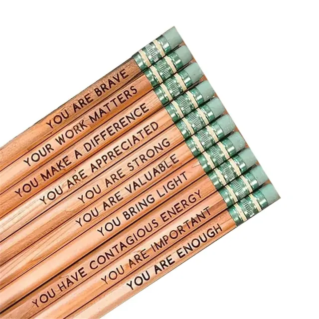Affirmationsstift-Set 2023 Neue Inspirierende Bleistifte mit Motivierenden 7607