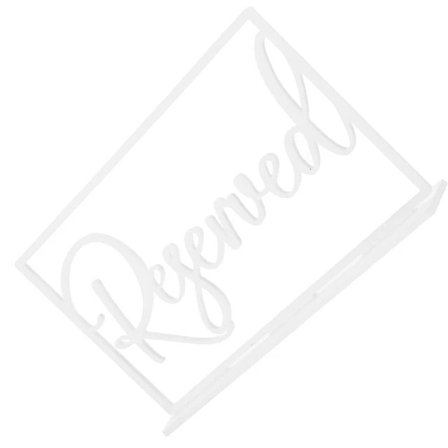 Reserved Table Acrylic Sign Reserved Table Sign Reservation Place Acrylic Card