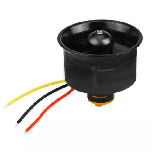 64mm EDF Set QF2611-4500KV Motor 5 Blades Ducted Fan For RC Airplane