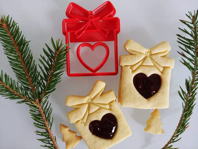 Biscotti Regalo di Natale stampini formine per biscotti cookie cutters taglia...