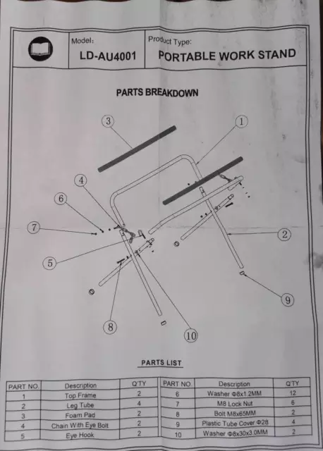 Lackierständer Lackierbock Montierbock Scheibenbock X Bock Montageständer 2