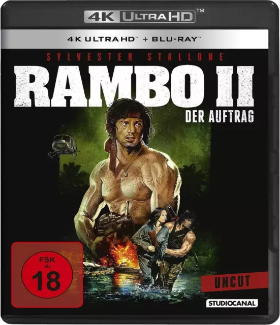 Rambo II - Der Auftrag / Uncut (4K Ultra HD) (4K UHD Blu-ray)