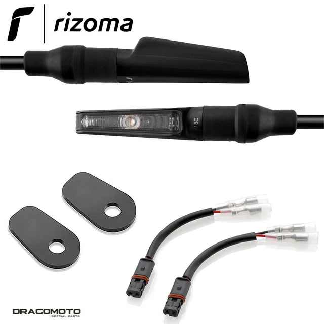 Kit Clignotants Avant RIZOMA Pour BMW R Nine T Urban GS 1200 2021-2022 - Noir - Garantie 2 Ans