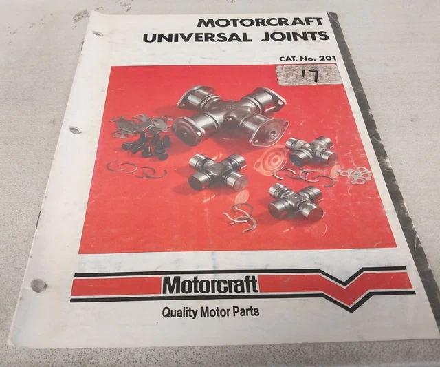 1980S FORD MOTORCRAFT Catalogue Universal Joints 14.95 PicClick AU