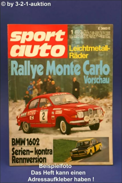 Sport Auto 1/72 BMW 1602 Serie - GS 1602 Jochen Rindt Show Essen