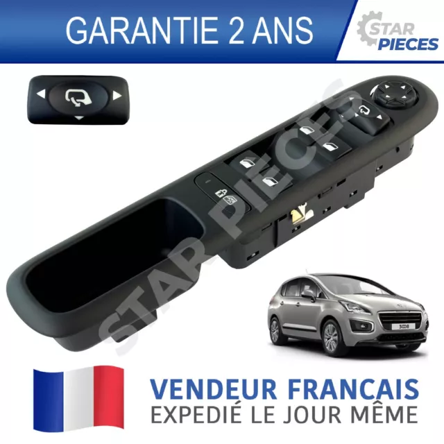 Commande Bouton Leve Vitre Avg Peugeot 3008 5008 2010-2016 96650621Zd 6490X6