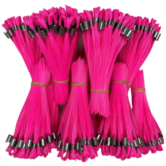Smi-Carr Stake Chasers Pink 6 Inch Marking Whiskers (500-Count )