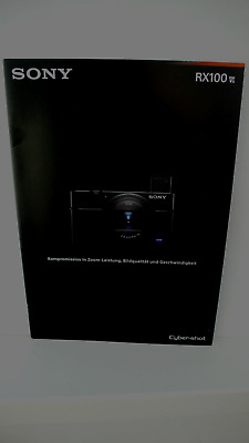 Sony RX100 V 6 VI 2018 cámara prospecto catálogo cámara folleto catálogo