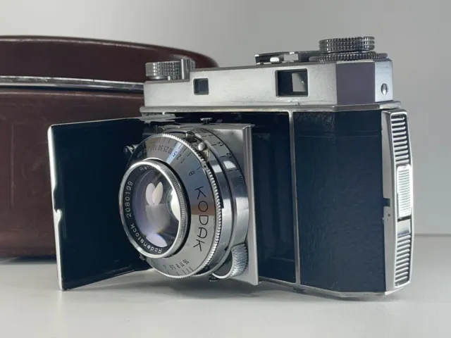 [ EXC+ 5 pour CET Âge ] Kodak Retina II Télémètre Appareil Photo Heligon 50mm