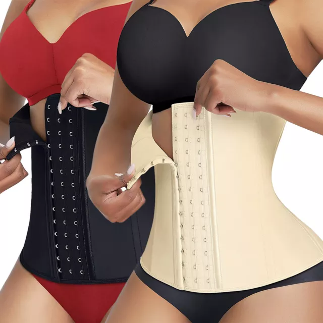 Fajas Colombianas Reductoras LATEX Long Torso Waist Trainer Corset Body Shaper