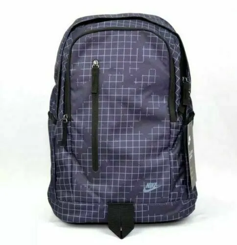 Nike CK0930-081 All Access Sole Day Laptop Backpack - Grey / Light Blue