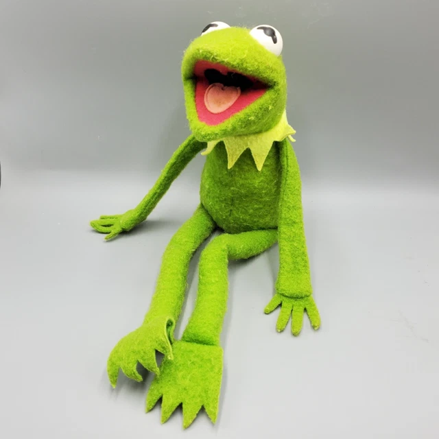 Muppets Kermit Plush Stuffed Animal Doll # 850 Fisher Price Vintage