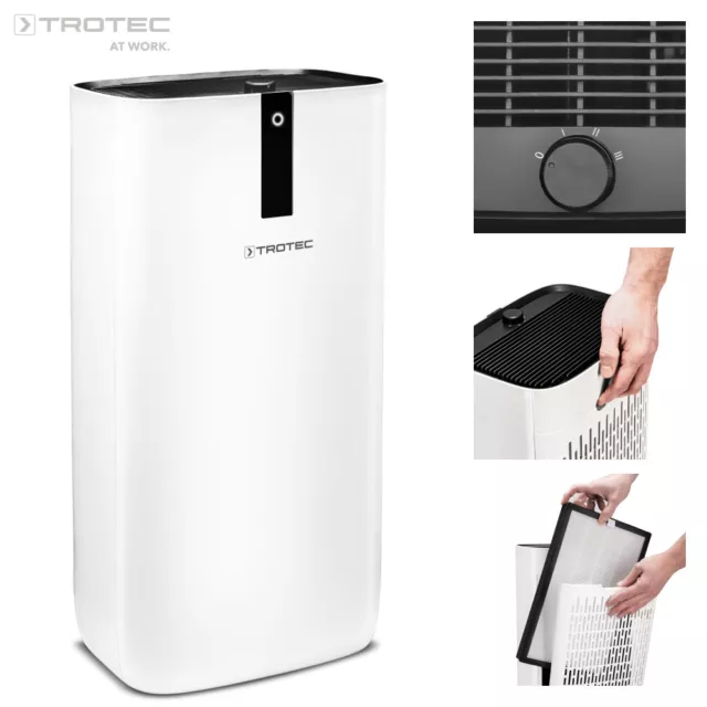 TROTEC Design-Luftreiniger AirgoClean 15 E Luftfilter Lufterfrischer Ionisator