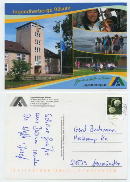 61587 - DJH youth hostel Büsum - postcard, run