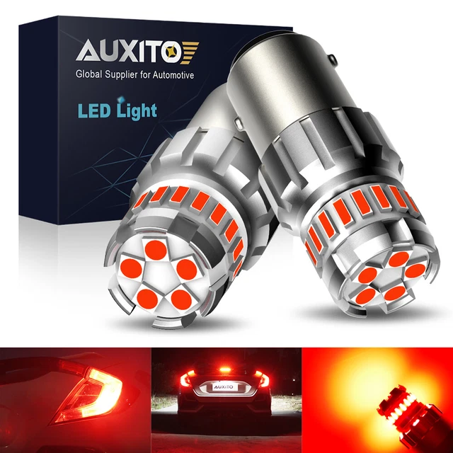 2/4/6X Canbus 1157 BAY15D 2357 LED Brake Tail Parking Stop Light Bulbs Red