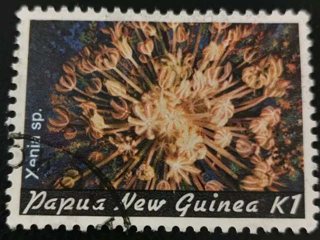 Papua & New Guinea: 1982 Corals 1 K. (Collectible Stamp).