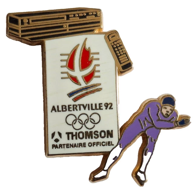 PIN'S Pins Pin Enamel : ALBERTVILLE 92 OLYMPIQUE Sponsor FRANCE