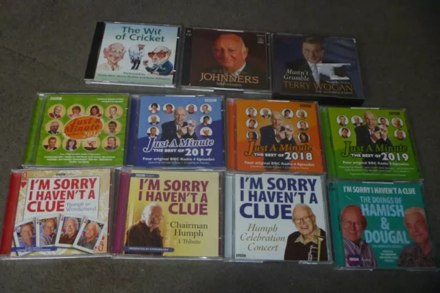 Audio Book CDs Bundle BBC -I'm Sorry I Haven't A Clue/Just A Minute/ Terry Wogan