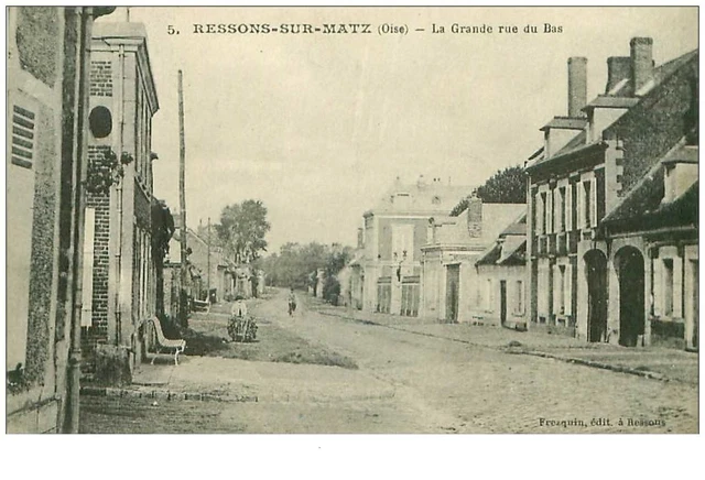 60.RESSONS SUR MATZ.n°20439.LA GRANDE RUE DU BAS