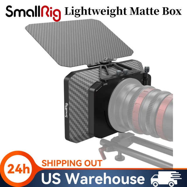 SmallRig Matte Box Sunshade w/ Adapter Rings for 67mm/72mm/77mm/114mm Lens 2660